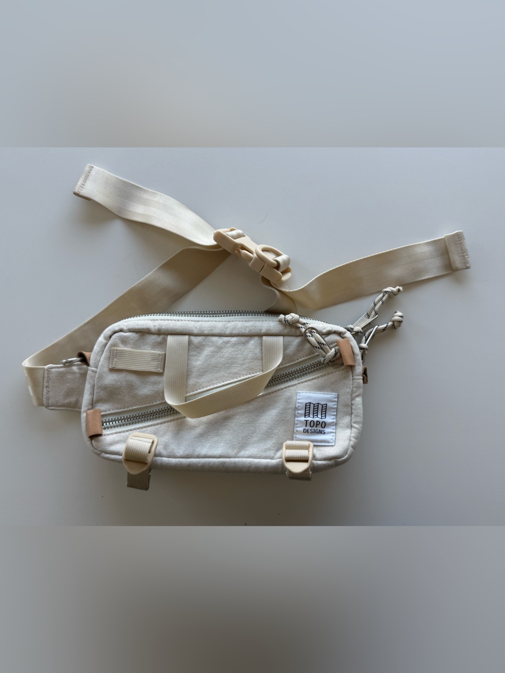 Topo Designs Canvas Cross Body Belt Bag with Adjustable Strap